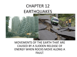 CHAPTER 12 EARTHQUAKES