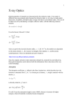 X-ray Optics - Studentportalen