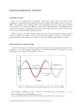 simple harmonic motion