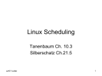 Linux Scheduling