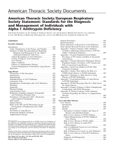 American Thoracic Society/European Respiratory Society Statement