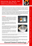 Determining the Specific Heat Capacity of a Battery