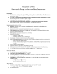 Tonal Harmony Chapter 7 Harmonic Progression and the Sequence