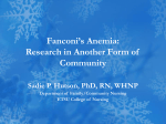 The Experiences of Siblings of Patients with Fanconi`s Anemia
