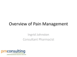 Overview of Pain Management IJ 05092016