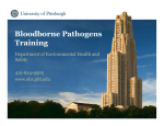 Bloodborne Pathogens Training - Environmental Health and Safety