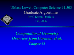 503_lecture8 - UMass Lowell Computer Science