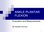 Ankle Plantar Flexion: Grade 3