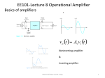 EE101-Lect8-Op Amps