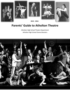 Parents guide to AHS Drama