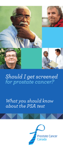 Should I get screened for prostate cancer?