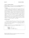 Section 3.3 Equivalence Relation