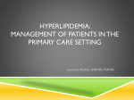 Hyperlipidemia Management of Patients in the Primary Care Setting
