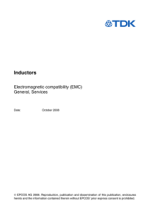 Inductors, Electromagnetic compatibility (EMC), General