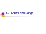 8.1 General Linear Transformation