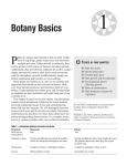 Botany Basics - University of Alaska Fairbanks