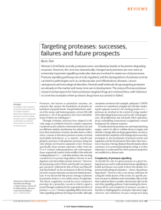 Targeting proteases: successes, failures and future prospects