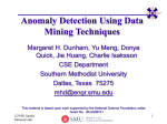 Anomaly Detection Using Data Mining Techniques