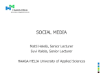 social media - Haaga