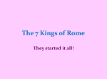 The 7 Kings of Rome