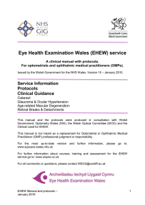 EHEW - Eye Care Wales