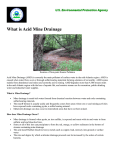 EPA - What is Acid Mine Drainage