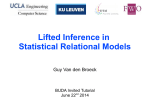 Lifted Inference in Statistical Relational Models
