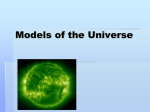Models of the Universe PPT