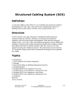 Structured Cabling System (SCS)