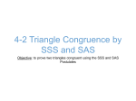 C-2 Triangle Congruence by SSS and SAS