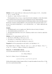 §2 Group Actions Definition. Let G be a group, and Ω a set. A (left