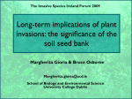 Homogenization of soil seed bank communities associated with