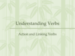 Action and Linking Verbs