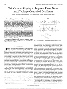 Tail Current-Shaping to Improve Phase Noise in LC Voltage