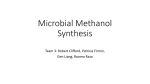 microbial methanol s.. - Chemical and Biomolecular Engineering