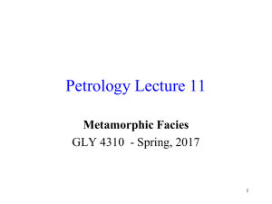 Petrology Lecture 11