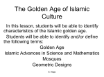 The Golden Age of Islamic Culture