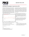 Calculating Pathlength of Liquid Cells