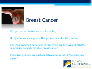 Breast Cancer web page