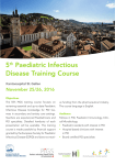 5th Paediatric Infectious Disease Training Course