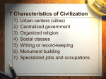 7 Characteristics of Early Civilizations