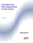 Calculating Total Power Requirements for Data Centers