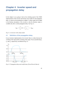 Chapter 4 Inverter speed and propagation delay - Ping-Pong