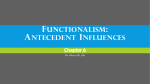 Functionalism: Antecedent Influences