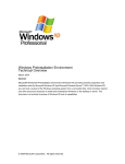 Windows PE Overview - Microsoft Center
