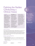 Fighting the Battles: Conducting a Clinical Assay