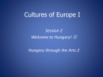 Cultures of Europe I