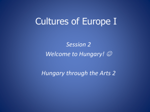 Cultures of Europe I