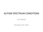 autism spectrum conditions