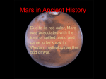 Mars perceptions from Ancient Times